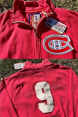 Authentic Red Jacket Montreal Canadiens Maurice Richard Embroidered Sweatshirt 9 • $99.99