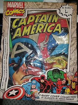 Marvel Comics Cover Collection T-Shirt - Captain America -  Size Large • £9