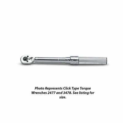 Wright Tool 2477 Micro-Adjustable Click Type Torque Wrench 20-150  Lbs • $277.96