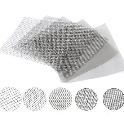 Stainles Steel #4 To #400 Mesh Micron True Filtration Screen Fine Wire Filter • £17.12