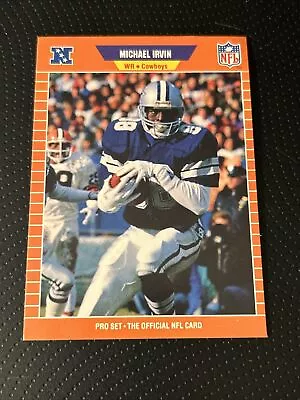 Michael Irvin Rookie Card. 1989 Pro Set #89 • $0.79