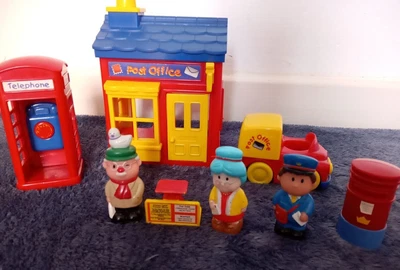 £11.99 • Buy ELC Happyland Post Office *SOUNDS* - Inc Phone Box Van Postman Postbox + Figures