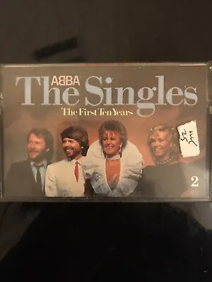 ABBA The Singles The First Ten Years Audio Cassette Tape Epic • £2.99