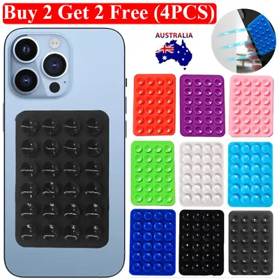 Silicone Suction Pad For Mobile Phone Fixture Suction Cup Silicone Phone Hold AU • $6.69