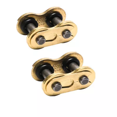 2 Links Gold O-Ring Master Link Fit 520V Chain ATV Dirt Bike Scooter 520 • $7.32