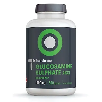£13.99 • Buy GLUCOSAMINE Sulphate 2KCl 1000mg (360 Tablets) Free Shipping - Transforme