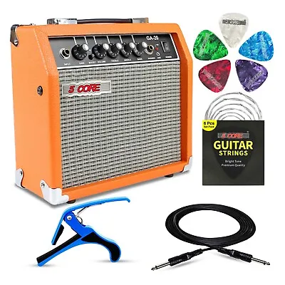 5Core 20W Amplifier Portable Guitar Amp For Electric Guitar Powerful Sound🟠 • $64.49