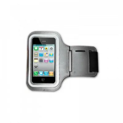 Workout Exercise Sports Armband SILVER For IPhone 4/4S & IPhone 5 Exercise Band • $7.99