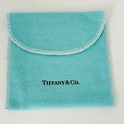 Tiffany & Co Blue Felt Empty Pouch 3.25  X 3.25  Anti-tarnish • $14.95