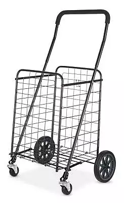 Folding Shopping Cart With Wheels Metal Utility Cart Grocery Cart Laundry • $33.21