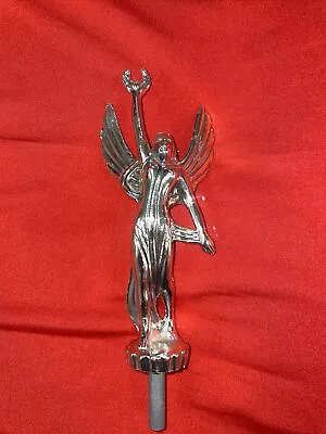 Vintage Silver Plated Winged Goddess Victory Angel Trophy Topper Metal Atco 6” • $17