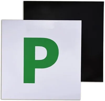 £2.99 • Buy 2 X MAGNETIC PASSED PASS NEW DRIVER GREEN P PLATE PLATES FOR CAR VEHICLE CHEAP