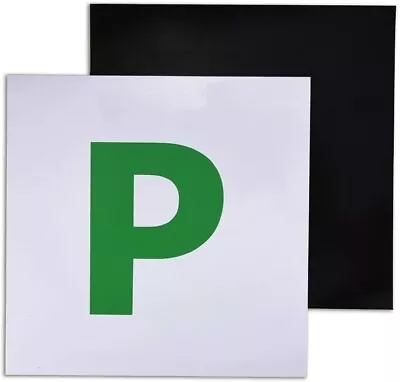 2 X P Green Fully Magnetic Learner Driver P Plates Just Passed Pass New Driver • £2.99