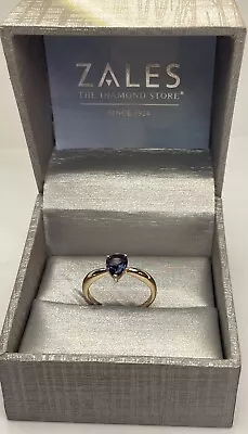 14 Kr SOLID ROSE GOLD 1.25 CARAT TANZANITE Ring. Retails Zales Jewelers $356.00 • $20.50