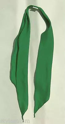 Scarf Tie Western Square Dance Cowboy Apache Tie Kelly Green NEW Emerald Country • $16.90
