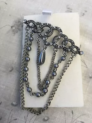 £5.99 • Buy Vintage Adrian Buckley Pave  Brooch In Original Box. Never Worn.