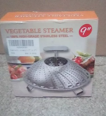 Vegetable Steamer For Cooking Expandable And Foldable Stainless Steel Steam ... • $9.40