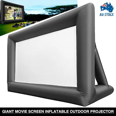 $149.85 • Buy 6M*4M Giant Movie Screen Inflatable Outdoor Projector Cinema Backyard Theater AU