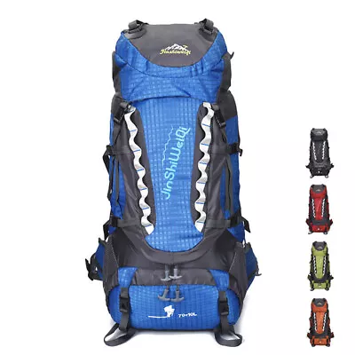 New Backpack 80L Outdoor Mountaineering Bag Travel Backpack • $67.73