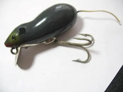 Paw Paw Mouse Old Wood Fishing Lure Black • $29