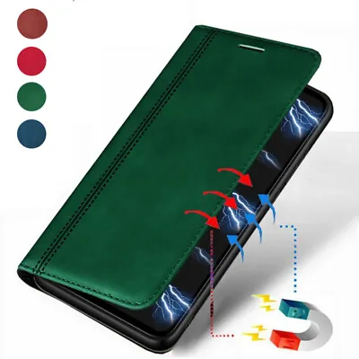 $10.69 • Buy Flip Wallet Case For IPhone 13 12 Mini 11 14 Pro Max XS XR X 6 7 8 Plus Cover