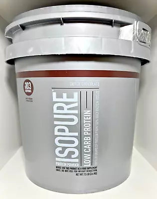 Nature's Best Isopure Whey Protein Isolate 7.5lb Buckets Dutch Chocolate New • $130