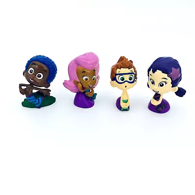 Bubble Guppies Oona Nonny Molly Gil Figures Lot Of 4 Cake Toppers Toy Collection • $3.99