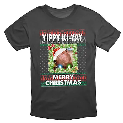 £16.99 • Buy Yippy Ki-Yay Merry Christmas Die Hard Novelty T Shirt Black