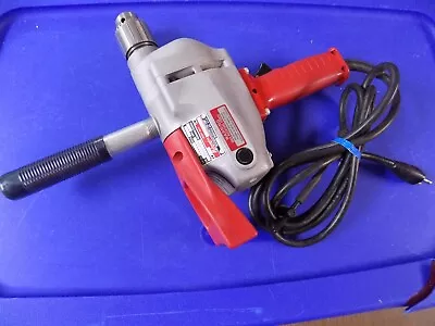 MILWAUKEE HEAVY DUTY 1/2  DRILL MODEL 1650-1  450 RPM 6A With Chuck Key • $85