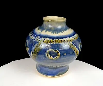 Pacific Stoneware Signed Bennett Welsh Art Pottery Vintage 5 3/4  Vase 1971 • $92.48