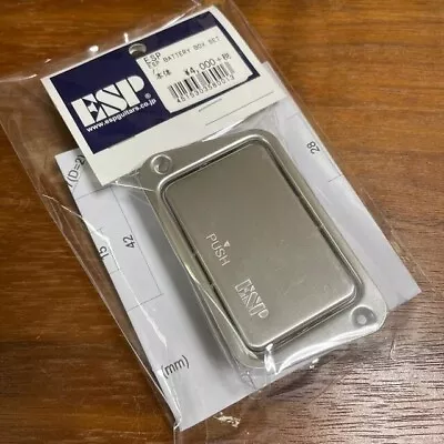 ESP Battery Box Stainless Steel For 9V Battery Guitar Bass Fast Shipping New • $43.54