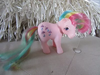 Vintage My Little Pony Hasbro Glitter Parasol 1983 Rainbow Hair VGC Umbrellas • $8.99