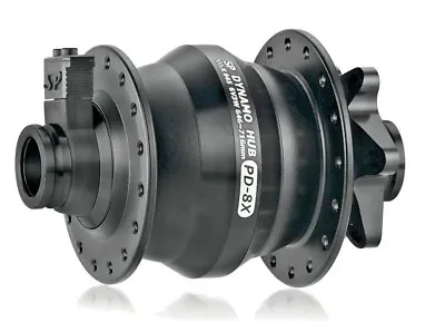 Shutter Precision (SP) Hub Dynamo (dynohub) PD-8X - QR15 - ISO 6 Hole Disc • $205