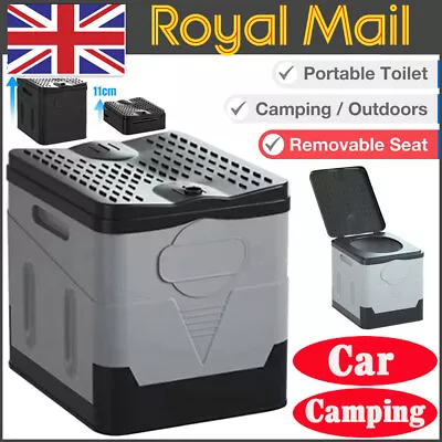 20L Portable Folding Toilet Car Outdoor Travel Potty For Camping Hiking Beach • £3.89