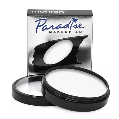 Mehron Paradise Aq - White-  1.4oz Full Size - Face Body Paint Cake Makeup Color • $12.75