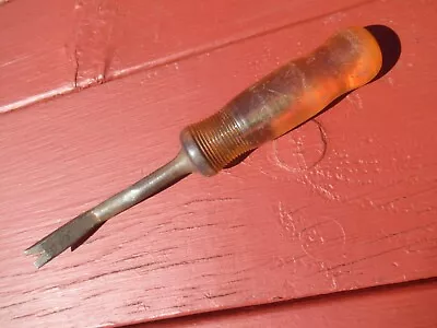 8” G.W. Mount Nail & Tack Puller Vintage Upholsterer Hand Tool With Formed Bar • $8