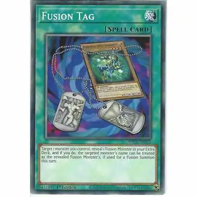 SDCS-EN031 Fusion Tag | 1st Edition Common | YuGiOh Trading Card Game TCG Spell • £0.99