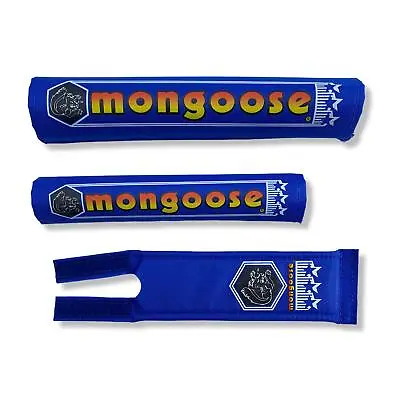 Mongoose Nylon Pad Set - BLUE 1984-1985 - Old School Bmx • $85.24