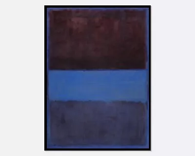 Mark Rothko No. 61 Rust And Blue 1953 Vintage Poster Colorful Art Print MR21 • $22.04