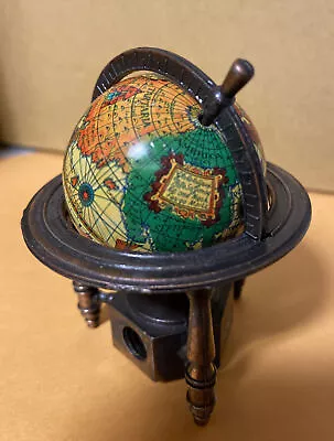 Vintage Metal Globe Pencil Sharpener ~ Hong Kong ~  • $16