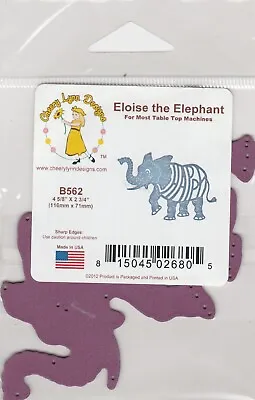 Cheery Lynn/ Metal / Cutting Die / B562 / Eloise The Elephant / Happy • £4.95