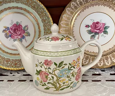 Vintage Sadler Made In England 'manderin' Floral Pattern6-8 Cup Tea Pot C1950's+ • $65