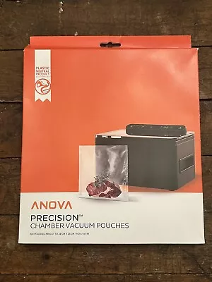NEW! 100 Anova Precision Chamber Vacuum Sealer Pouches Bags Precut Clear 11x9.8” • $34.99