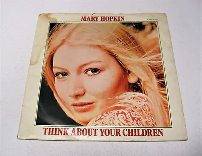 Mary Hopkin - Think About Your Children / Heritage Apple 30 P/S UK 7  1970 VG/Ex • £3.99