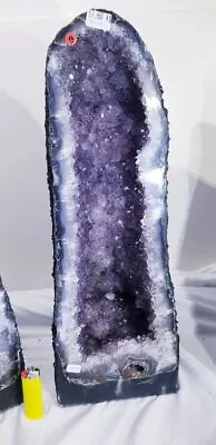 $754.28 • Buy Amethyst Church Crystal Cathedral Geode Tower - Almost 20  Tall