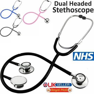 £4.44 • Buy Pro Medical EMT Dual Head Stethoscope For Doctor Nurse Vet Student Health Care