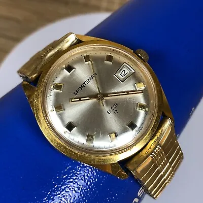Men's Vintage 1960's Elgin Sportsman 17 Jewels Watch • $60.98