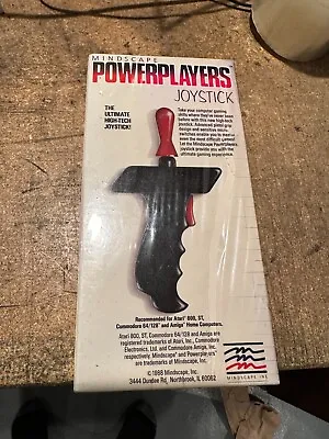 Mindscape PowerPlayers Joystick X10318G Sealed New Old Stock Commodore Atari • $29