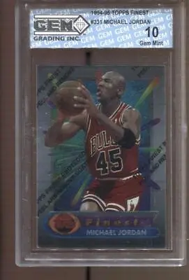 1994-95 Michael Jordan Topps Finest #331 Gem Mint 10 Chicago Bulls GOAT HOF MVP • $129.99