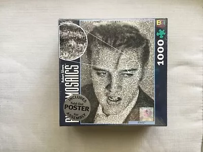 Elvis Presley Robert Silvers Photomosaics 1000 Piece Jigsaw Puzzle & Poster New • $12.74